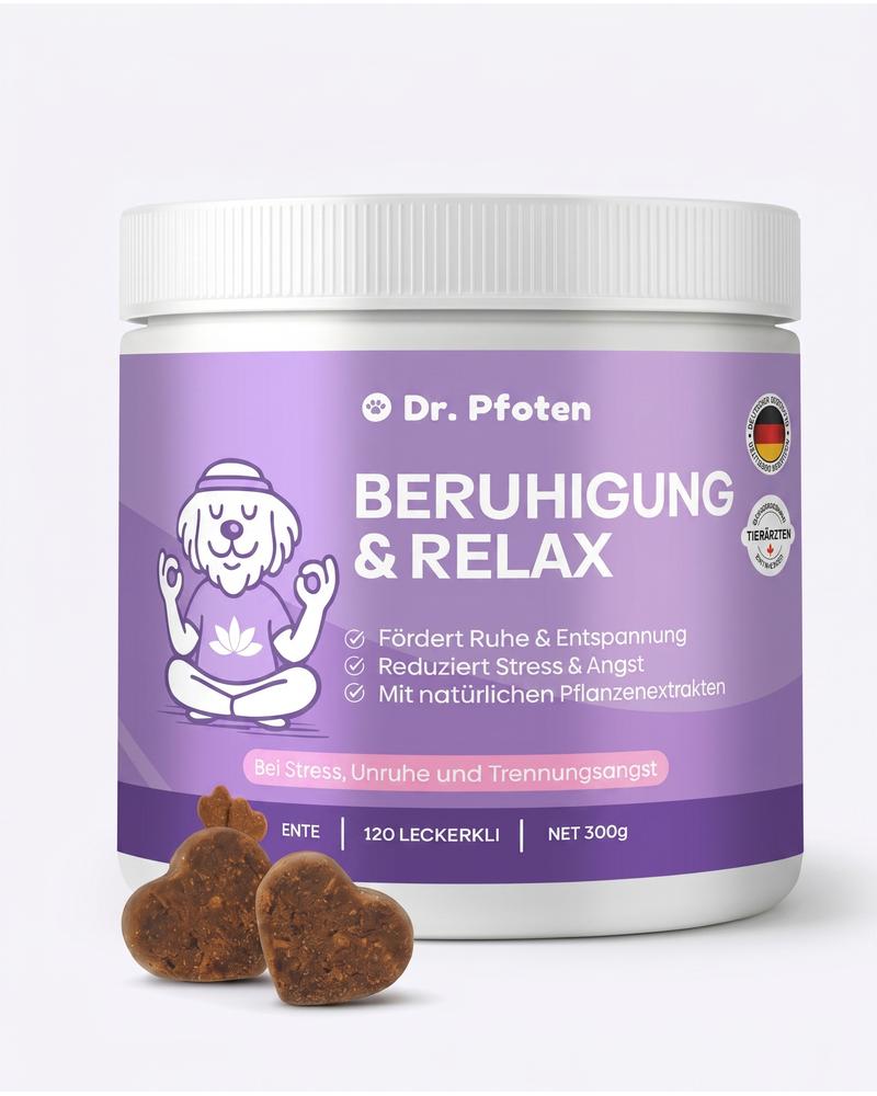 Dr. Pfoten Calming Treats - jar front